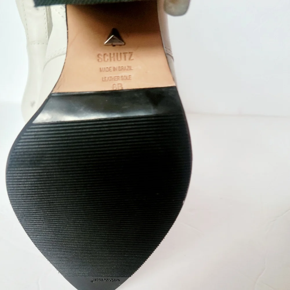 SCHUTZ  LACE-UPHEELED BOOT  LEATHER - Picture 5 of 7